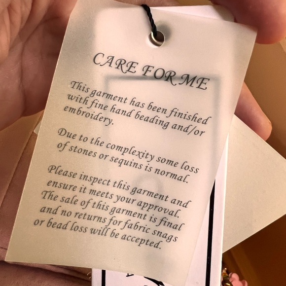 NEW J’Adore JX4028 mystic gown dusty rose - Picture 4 of 7